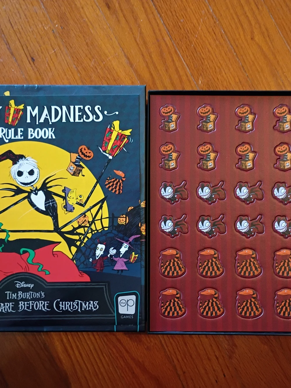 Disney Tim Burtons Merry Madness The Nightmare Before Christmas Board Game